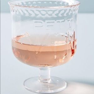 •Set of 4 •Petit Vin wine glasses Anthropologie